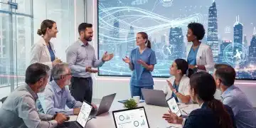 Profesionales diversos participando en programas de educación continua, simbolizando el crecimiento y las nuevas oportunidades en 2026.